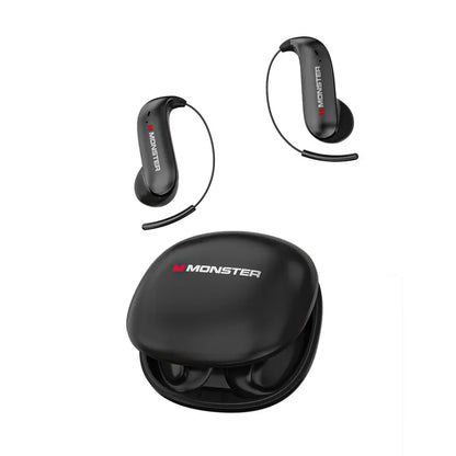 Monster Ear Buds - Bluetooth Headphones with Zero‑Gravity Titanium Ear‑Hook Design, Noise Isolation, 100H Playtime Wireless Earbuds Headset Bluetooth 6.0, IPX8 Waterproof, Ideal for Electronic Gifts for Men and Women,Techvibes